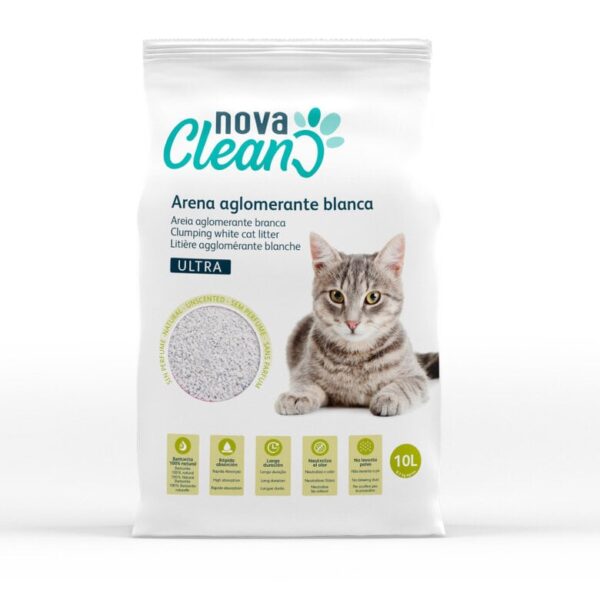 Nova Clean Ultra Natural Arena Aglomerante para gatos